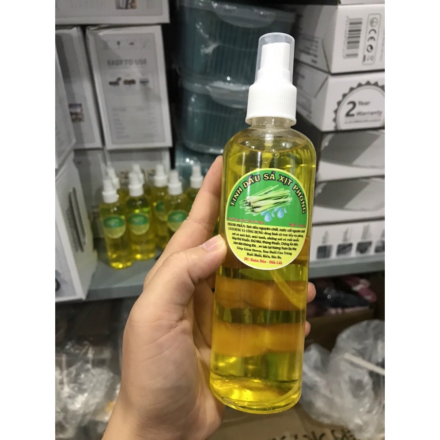 Tinh Dầu Sả Chanh Khử Mùi, Xông Thơm Phòng, Xua Đuỗi Côn Trùng 255ml