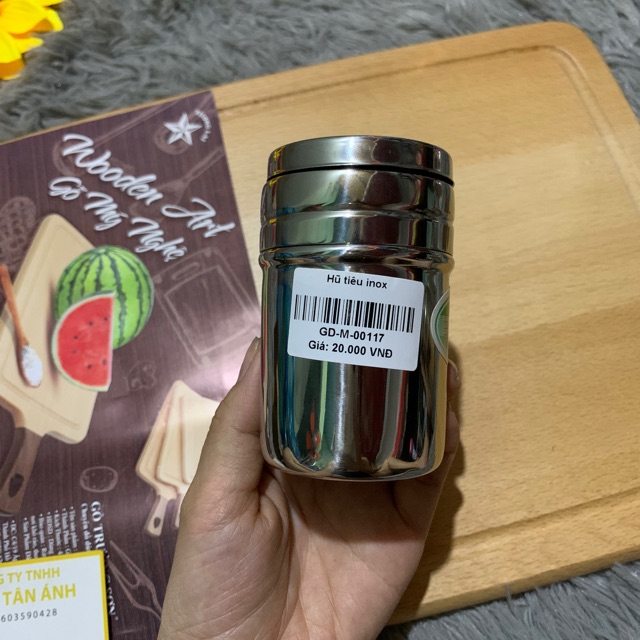 Hũ đựng tiêu inox