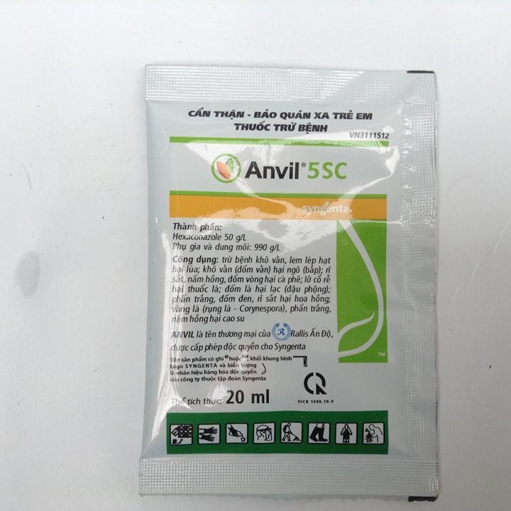 Chế phẩm anvil 5sc chai gói 20ml chuyên trừ bệnh nấm phấn trắng, đốm đen - ảnh sản phẩm 3