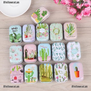 Hộp Thiếc Mini Nhiều Màu Sắc Dùng Đựng Trang Sức / Kẹo Tiện Dụng