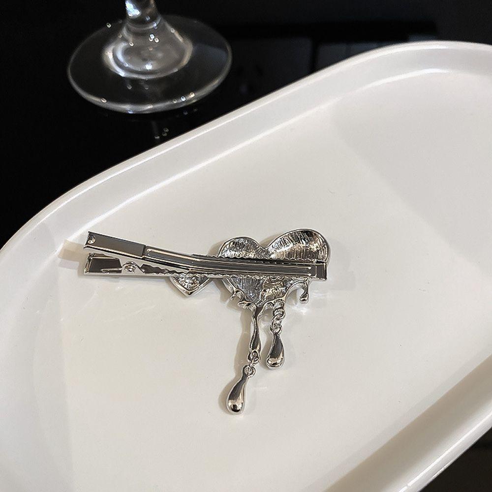 Kẹp Tóc Hình Trái Tim Bằng Hợp Kim Thời Trang VANES1