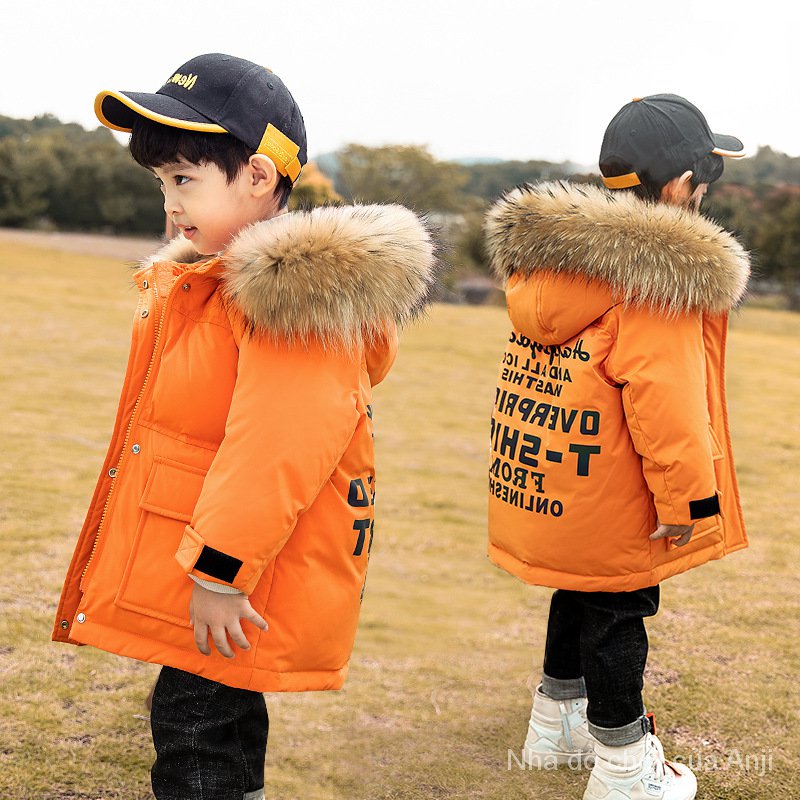 Children Baby Boys Coat For Baby Long Thick Winter Coat