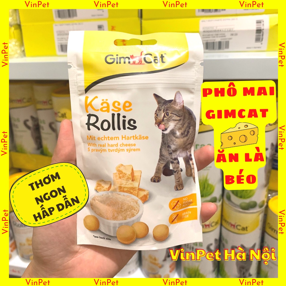 Viên phô mai tăng nọng gimcat thơm ngon cho mèo nhập khẩu từ Đức