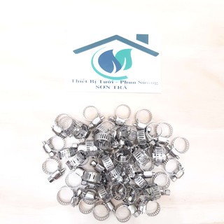 Đai xiết cổ dê inox độ xiết từ 7-16mm