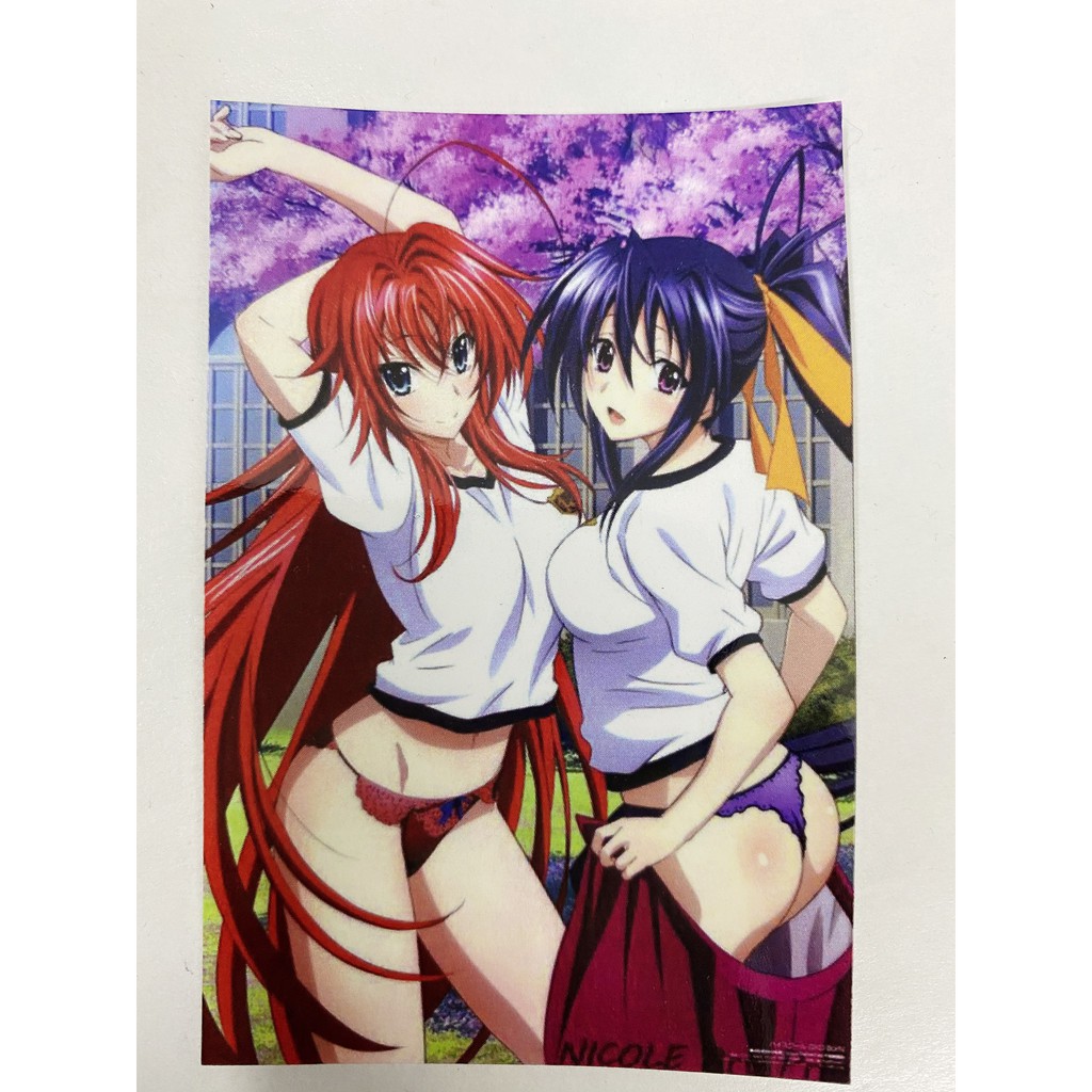 1 thẻ bài card anime ecchi in ngẫu nhiên của taiyo