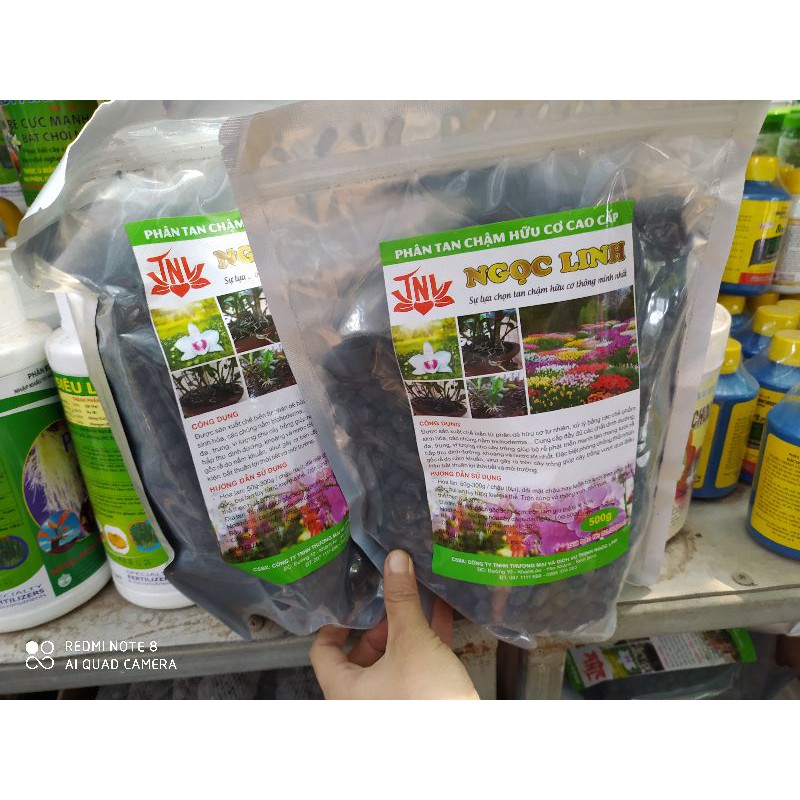Phân tan chậm hữu cơ Ngọc Linh 500g