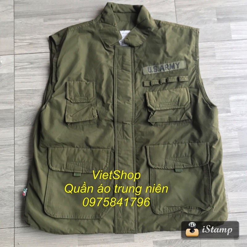 Áo phao gile nam trung niên chất siêu nhẹ mềm đẹp