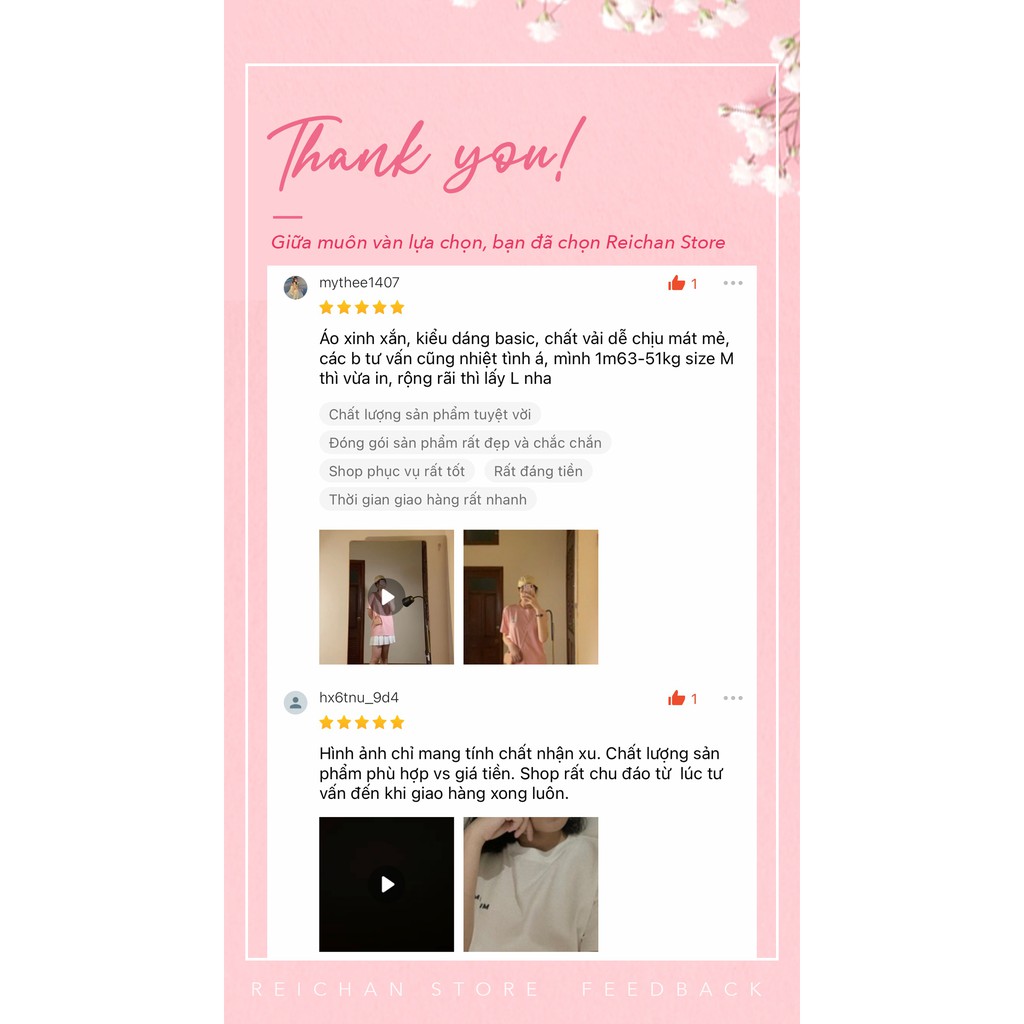 Áo Thun Cotton 100% Summer Holidays Basic Reichan Màu Da Hồng Pastel