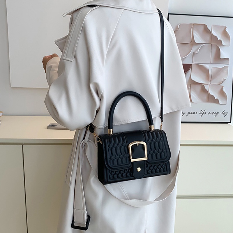 Túi Đeo Vai Màu Trơn Đơn Giản Thời Trang Phong Cách Hàn Quốc Cho Nữ