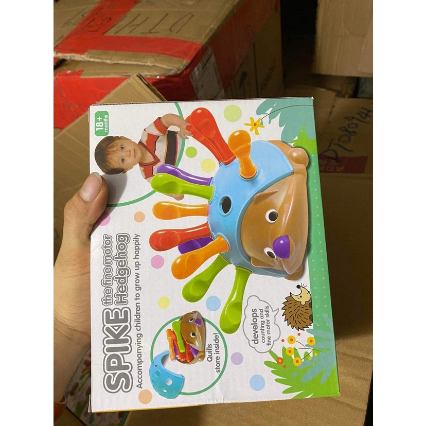 Cắm nhím màu sắc luyện vận động tinh cho trẻ  - Benzkids