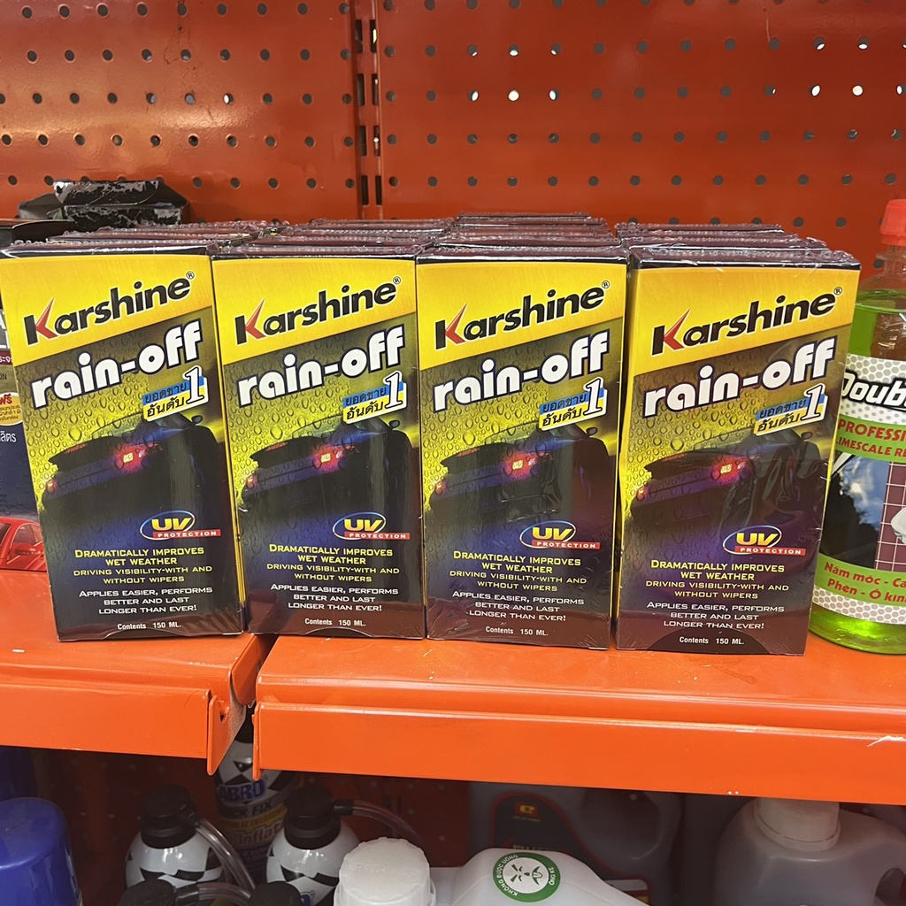 Dung Dịch Chống Bám Nước Kính Xe Hơi Karshine Rain Off 150ML