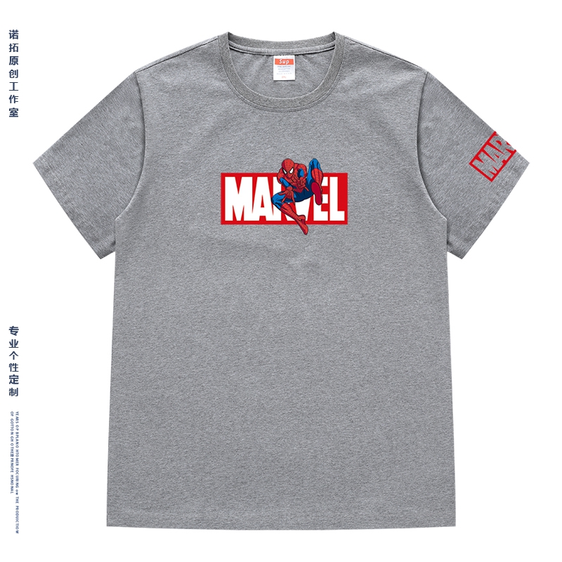 BRANDED Áo Thun Tay Ngắn In Hình Logo Marvel Avengers 4 Us Team 10th Anniversary Cho Nam