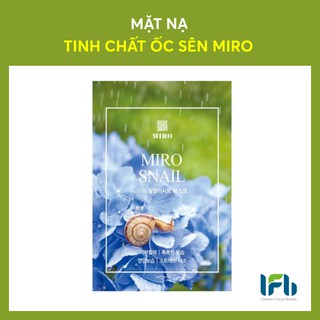 Mặt nạ cao cấp Hàn Quốc tinh chất ốc sên MIRO giữ ẩm cho làn da