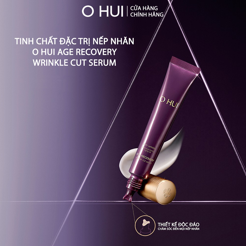 [Mã COSLUX02 giảm 120K]Bộ dưỡng xóa nếp nhăn phục hồi da lão hóa OHUI Age Recovery Wrinke Cut Serum Special Set