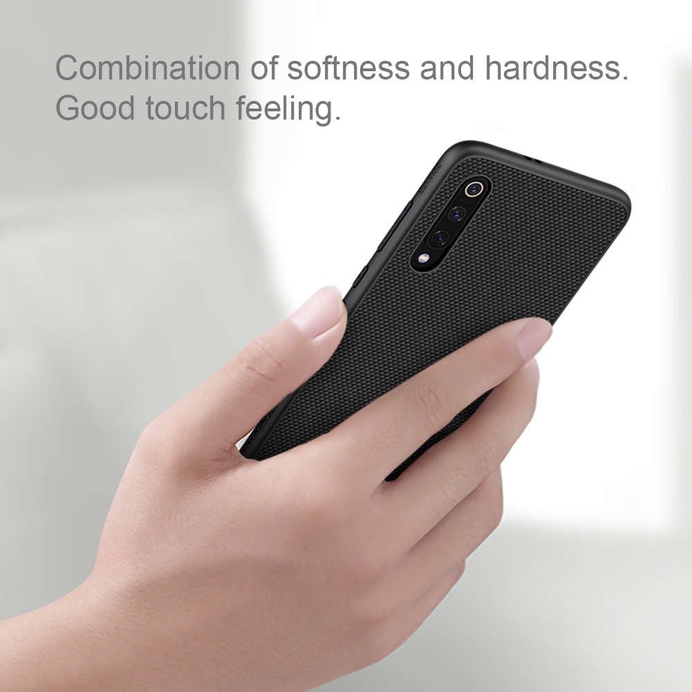 Ốp điện thoại NILLKIN sợi carbon mỏng và bền chống trượt cho Xiaomi Mi 9 và Mi 9 Explorer