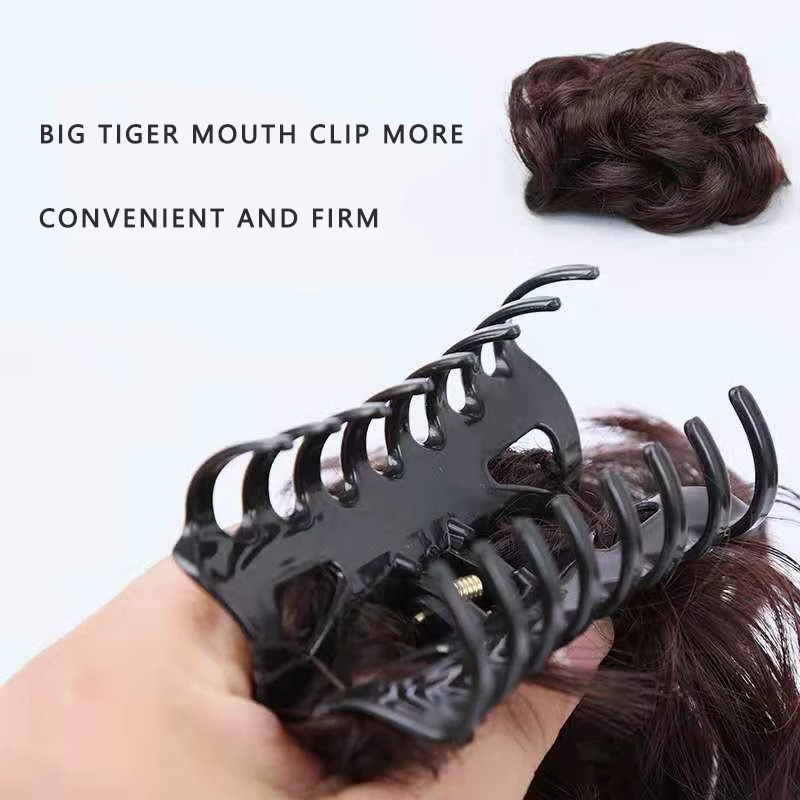 Búi Tóc Giả Xoăn Bằng Sợi Tổng Hợp Thời Trang Dành Cho Nữ