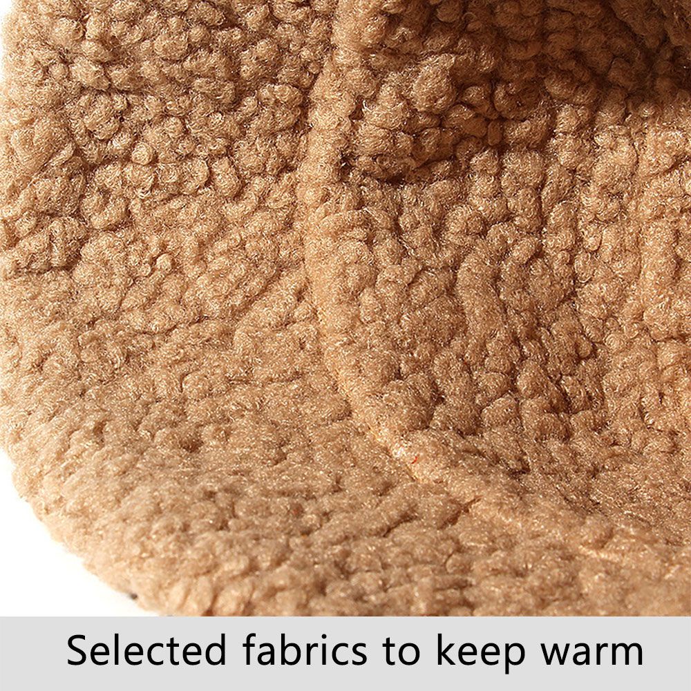 Mũ tai bèo hai mặt bằng vải nhung lông thời trang mùa đông cho nữ