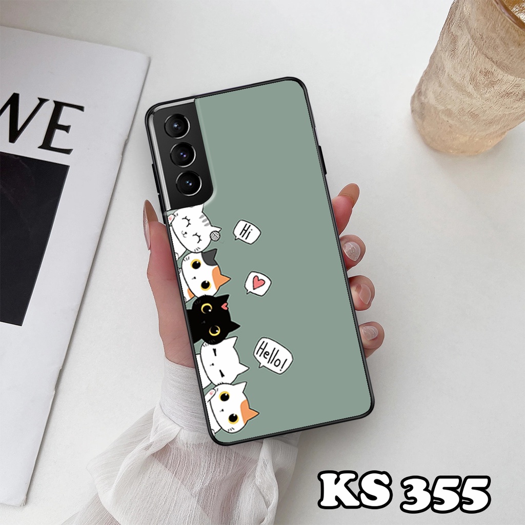 Ốp lưng Samsung S21 - S21 Plus - S21 Ultra - S21 FE - Ốp Samsung in hình Cat&amp;Bear đáng yêu - Chất liệu TPU siêu bền