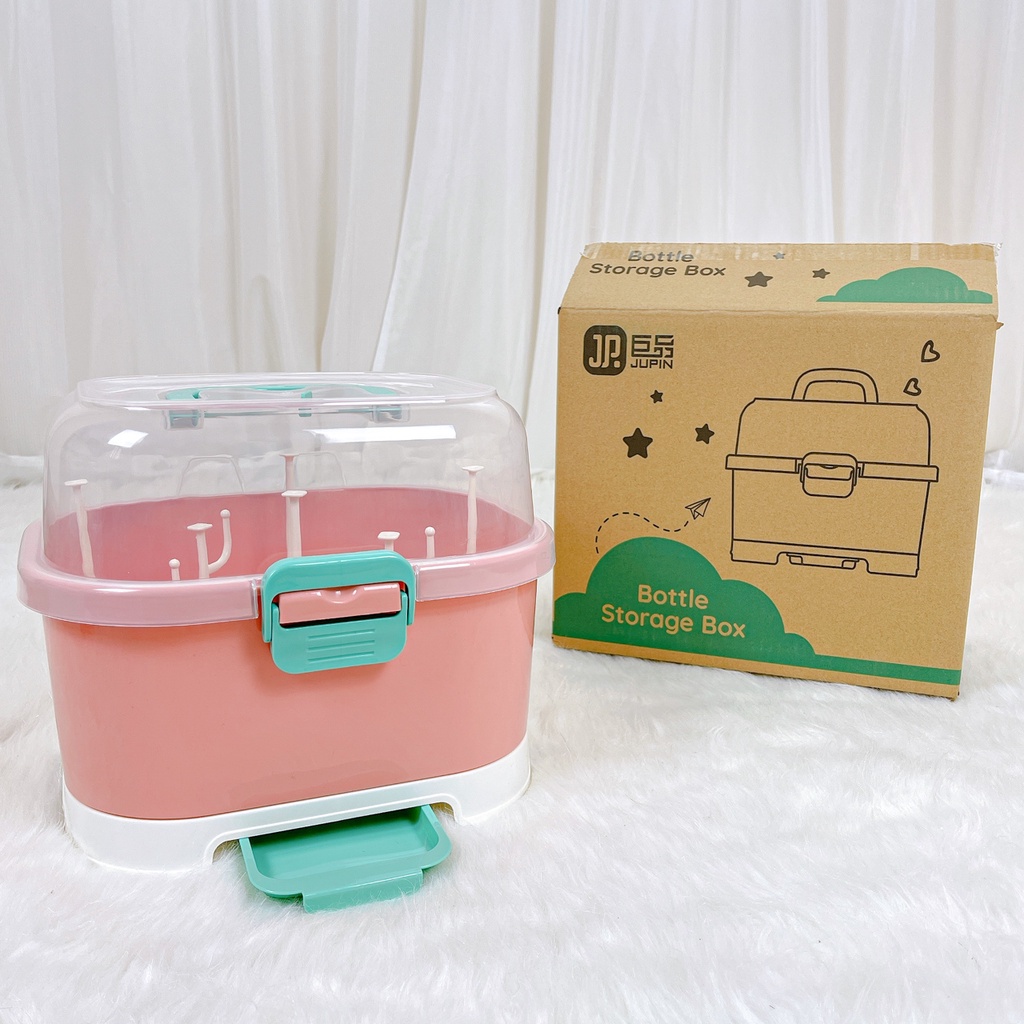 [BAO GIÁ SHOPEE] Giá Úp Bình Sữa Cao Cấp 9BABY Có Nắp Đậy Jupin