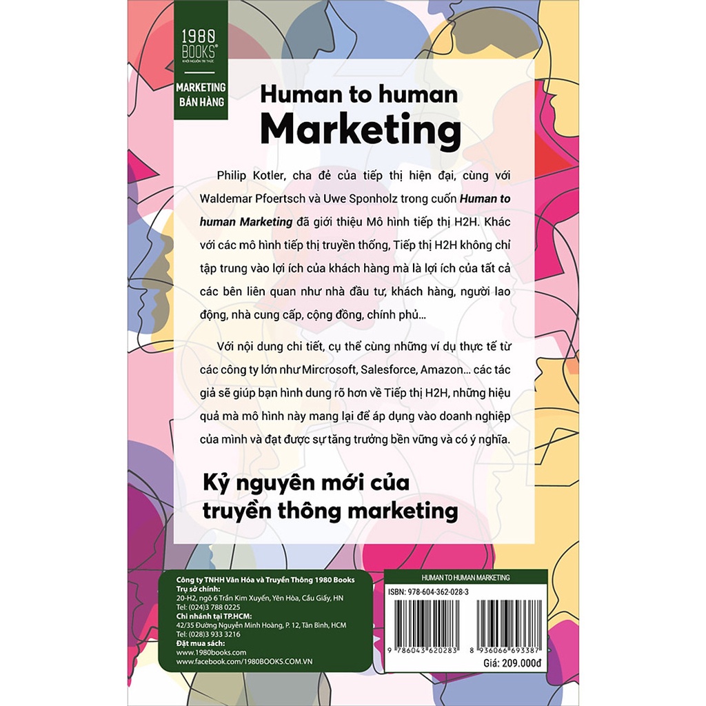 Sách - Human To Human Marketing - Kỷ nguyên mới của truyền thông marketing