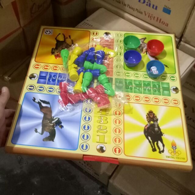 Bộ Cờ Cá Ngựa, Cờ Cá Ngựa Đua Nhau 40x40cm Đẹp