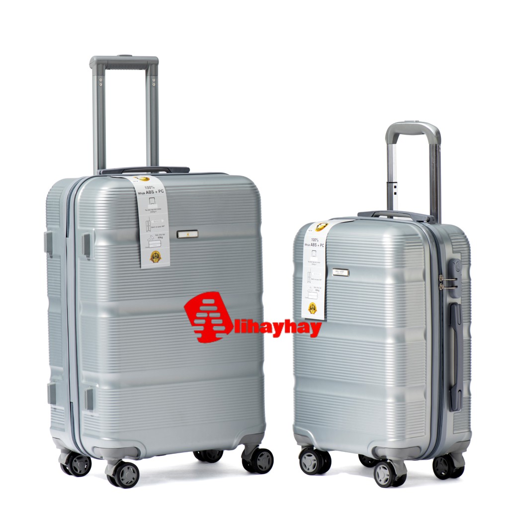 VALI NHƯA màu BẠC CHỐNG VA ĐẬP - CHỐNG NƯỚC