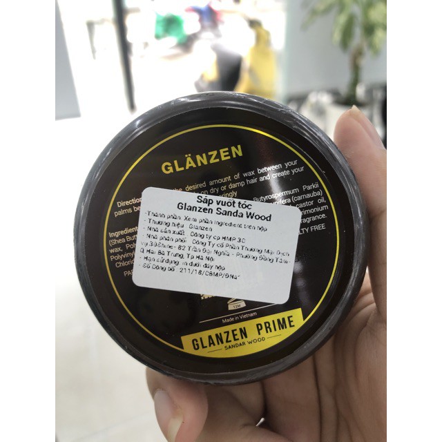 Sáp Vuốt Tóc Nam Glanzen Cao Cấp 60g (30Shine phân phối)