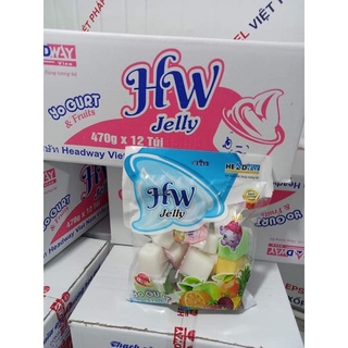 Thạch Sữa Chua Hoa Quả Headway 400gram