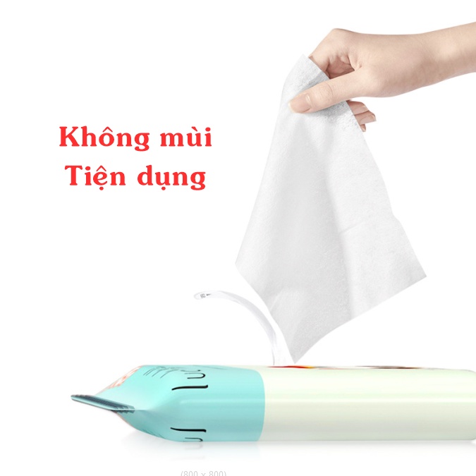 Khăn ướt Baby Care 10 tờ bao bì dễ thương và tiện dụng tiết kiệm cho mẹ và bé