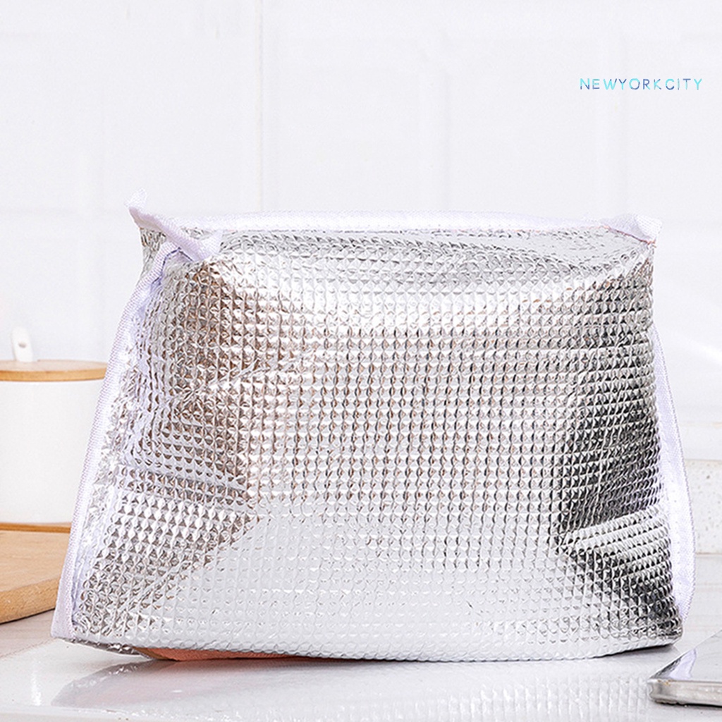 Túi Đựng Cơm Trưa NYC Vải Canvas Dày Dặn Chống Thấm Nước Chống Bẩn Với Tay Cầm Tiện Dụng Cho Văn Phòng