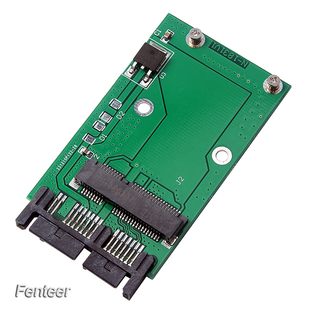 1Piece MSATA SSD to 1.8 inch Micro SATA 16Pin Adapter PCB Board