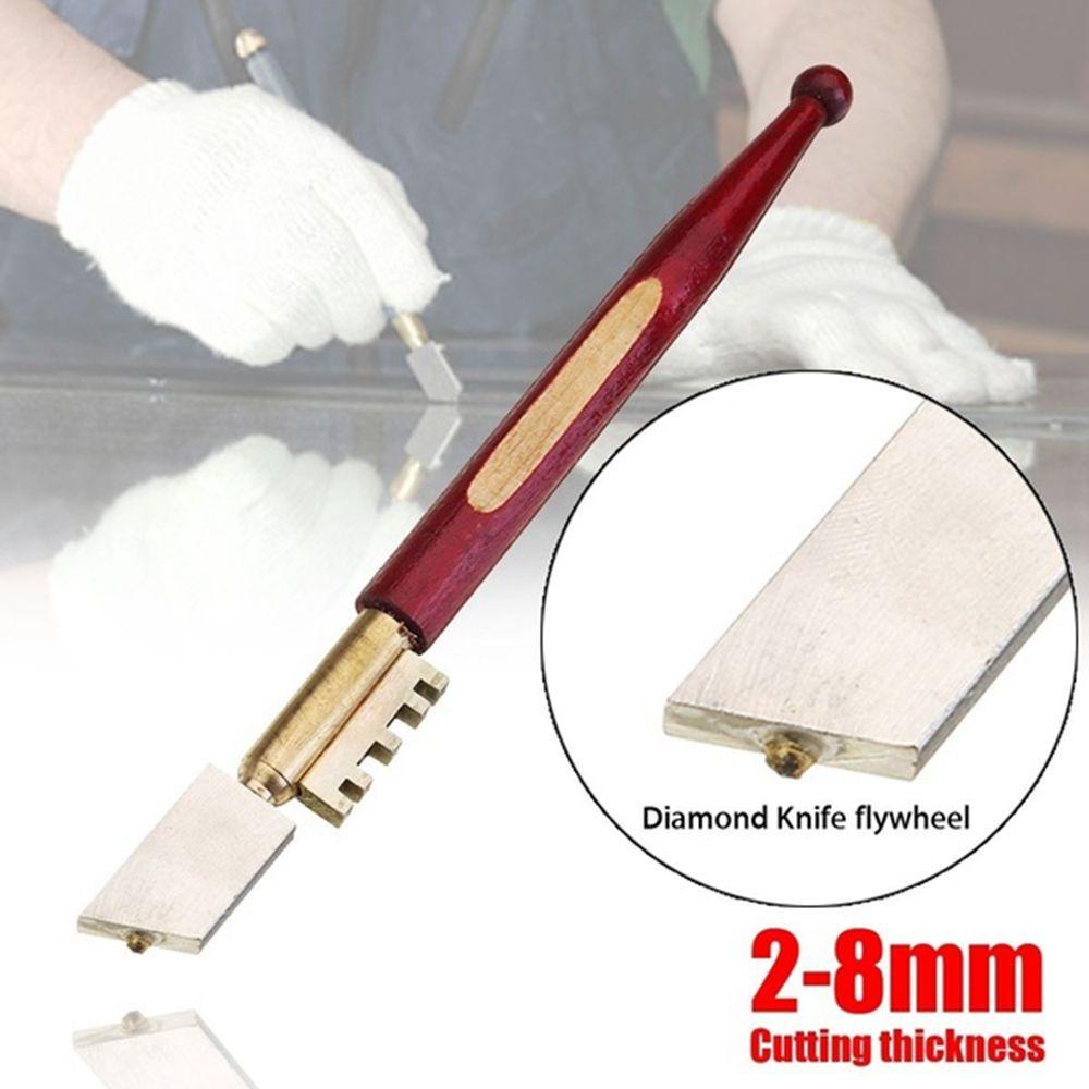 Dụng Cụ Cắt Kính Với Tay Cầm Bằng Gỗ