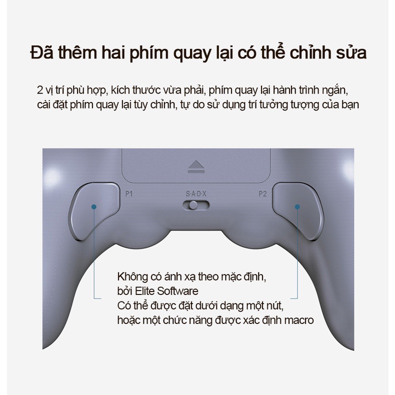 8Bitdo Pro 2 Bluetooth gamepad ưu tú điện thoại di động không dây hơi, Android Apple Universal NS Switch / Lite PC
