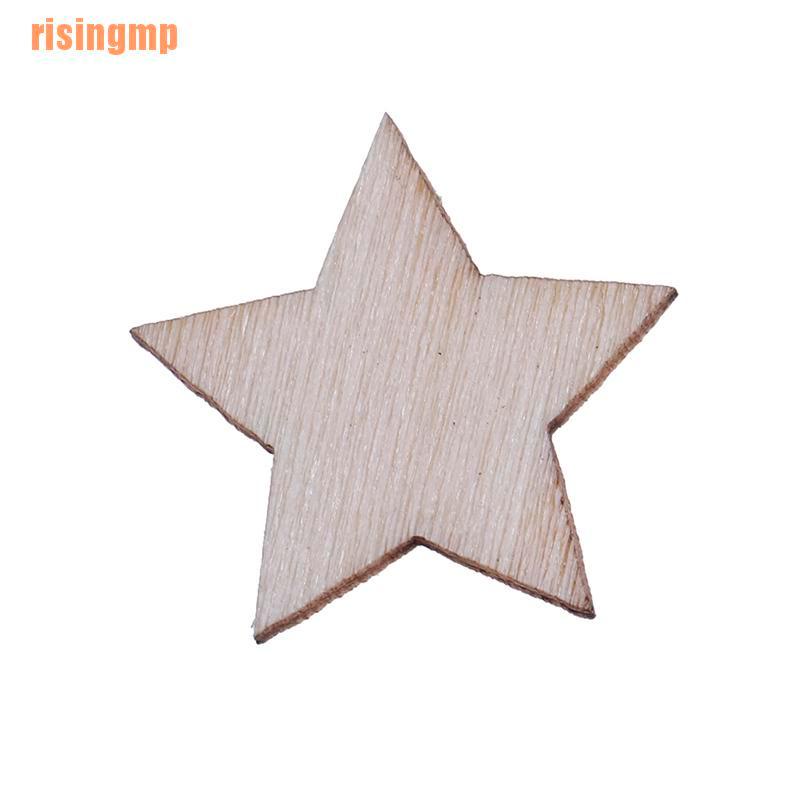 Bộ 100 Ngôi Sao Gỗ Dùng Trang Trí Tiệc Cưới