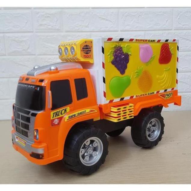 ĐỒ CHƠI XE TẢI CHỞ HOA QUẢ CỠ ĐẠI