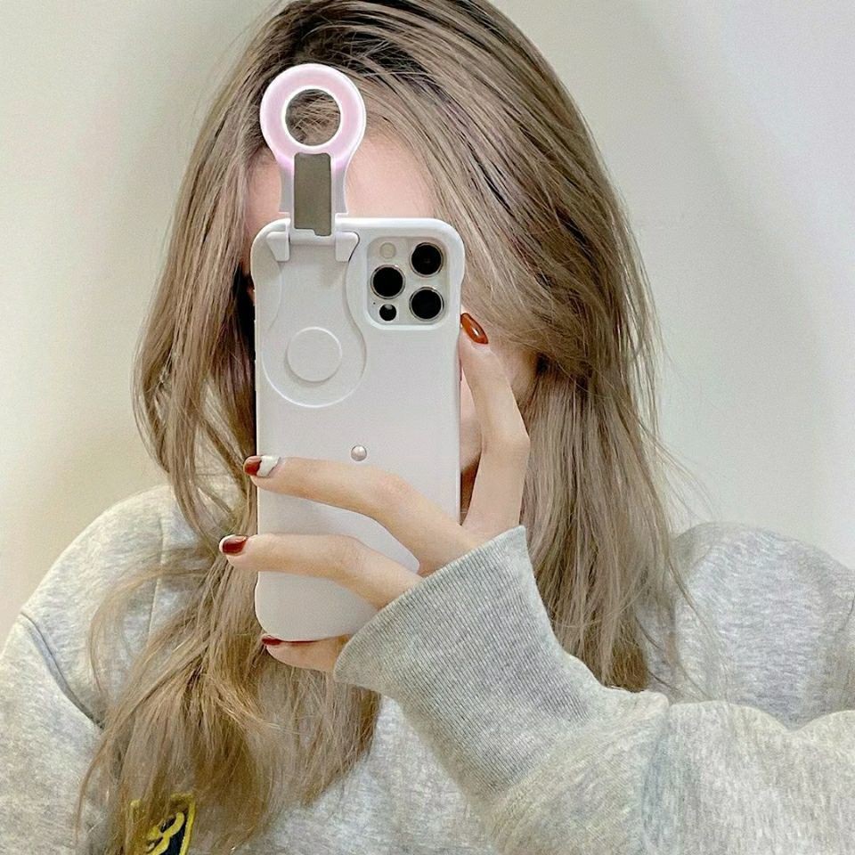 Ốp Điện Thoại Có Đèn Hỗ Trợ Chụp Ảnh Selfie Cho Huawei Apple 12