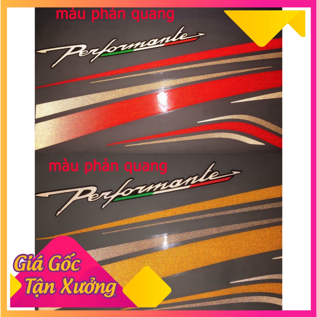 Tem chỉ Sh 2017 - 2019 PERFORMENT 3M phản quang cực chất (Ảnh Sp thật)
