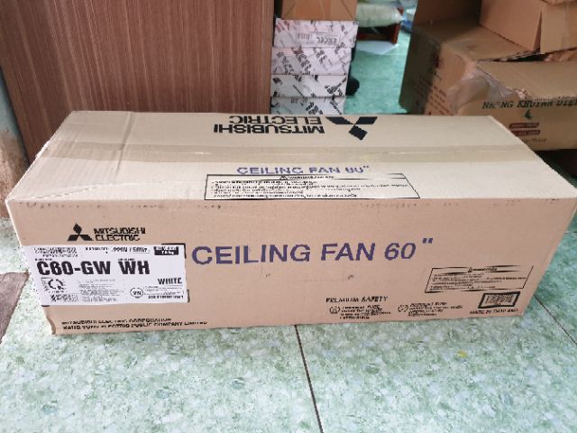 Quạt trần 3 cánh Mitsubishi C60-GW (Mã mới C60-GY) | BigBuy360 - bigbuy360.vn