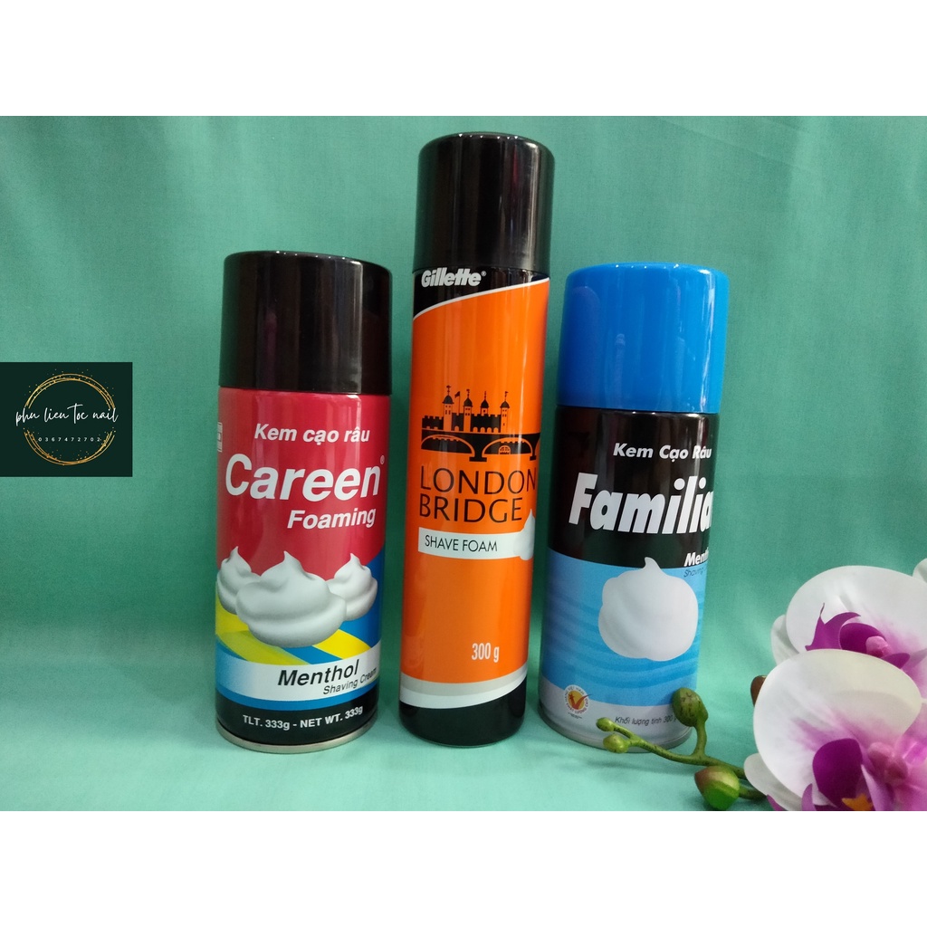 Kem cạo râu Careen, Familiar, Gillette - Trường Thọ, TĐ
