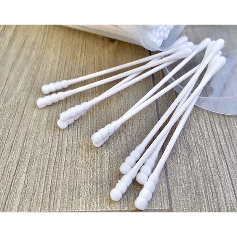 Tăm Bông Trẻ Em Đầu Xoắn Hộp 200 Que