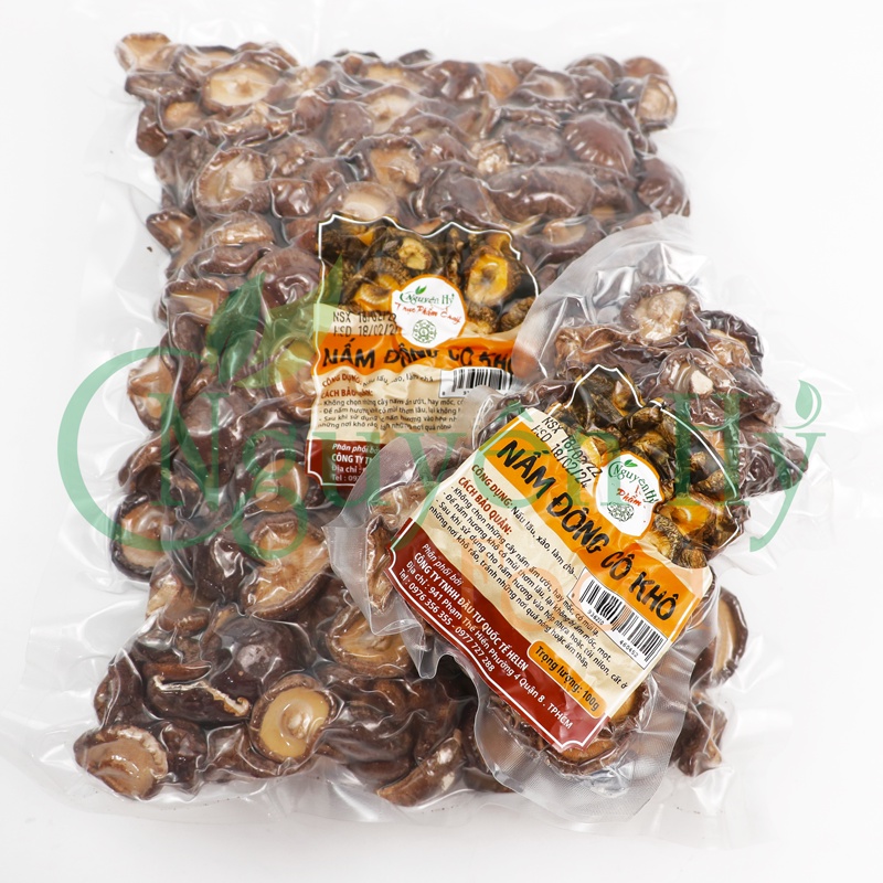 Nấm Đông Cô Khô Thuần Chay Cao Cấp Nguyên Hỷ - 100g / 500g