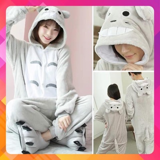Bộ đồ thú Totoro pijama bông - Hình thật