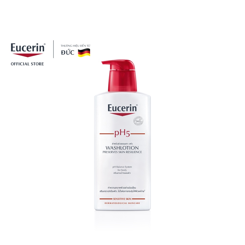 Sữa tắm Eucerin Eucerin pH5 Preserves Skin Resilience Washlotion 200ml-400ml