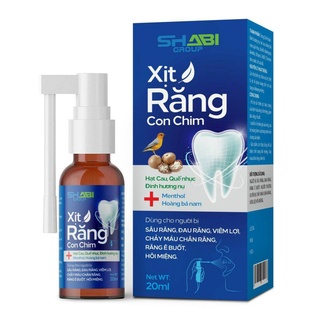 Xịt răng con chim 20ml giúp răng chắc khỏe