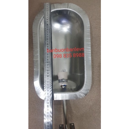 Chao đèn đường ngõ xóm inox sâu lòng  loại nhỏ kèm đui  E27 chống cháy