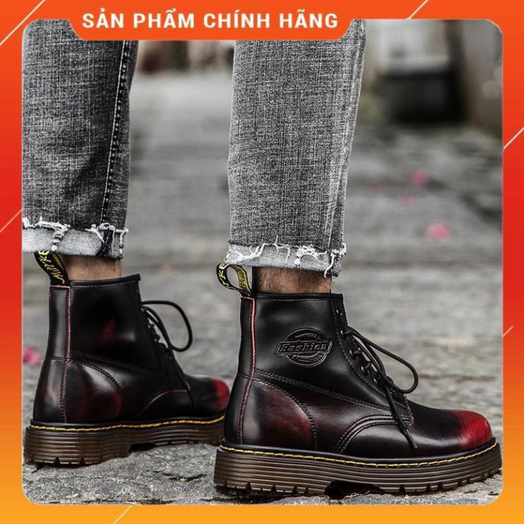 Giày Boot Nam Cổ Ngắn Chất Liệu Da Thật Size 38-46 : . -hut