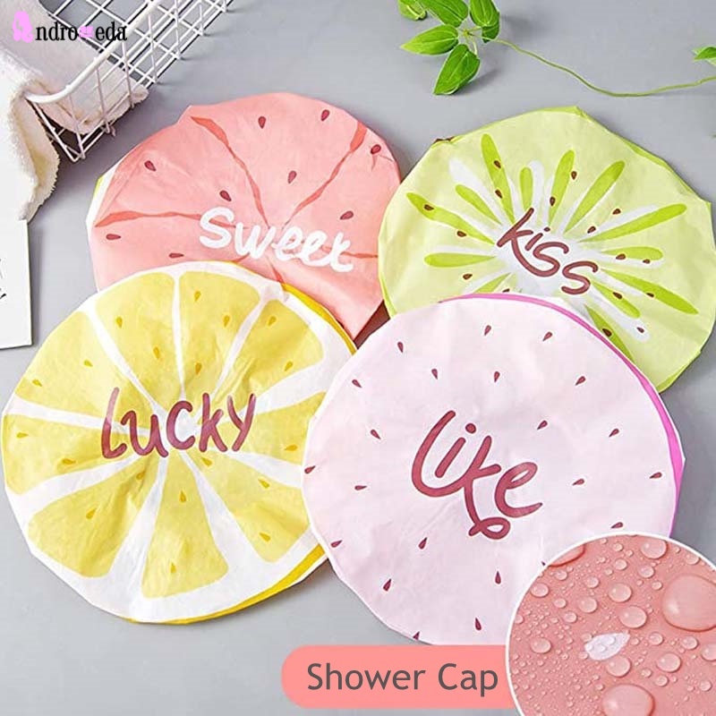 Mũ trùm tóc tắm chống thấm nước tiện lợi dành cho salon