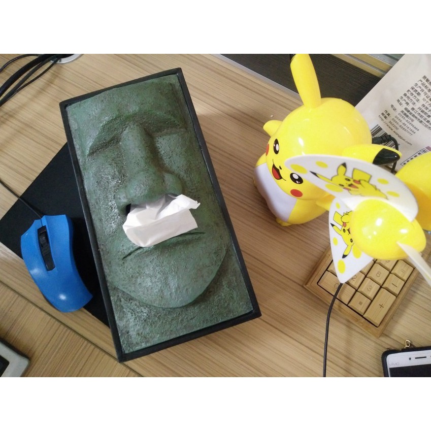 HÀNG SẴN - Tượng MOAI MINI chuyên DECOR quán trà sữa, cafe...