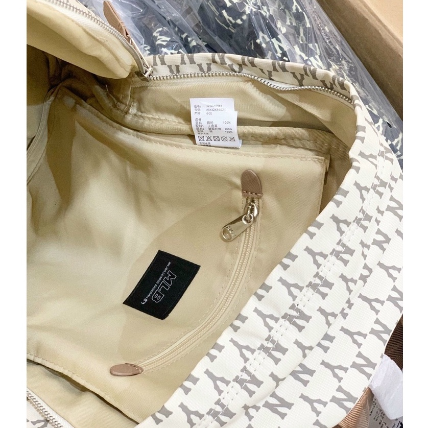 Balo nữ Balo MLB. NY Monogram Backpack size lớn đủ màu