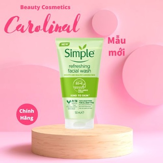 Sữa rửa mặt Simple Kind To Skin Refreshing Facial Wash Gel